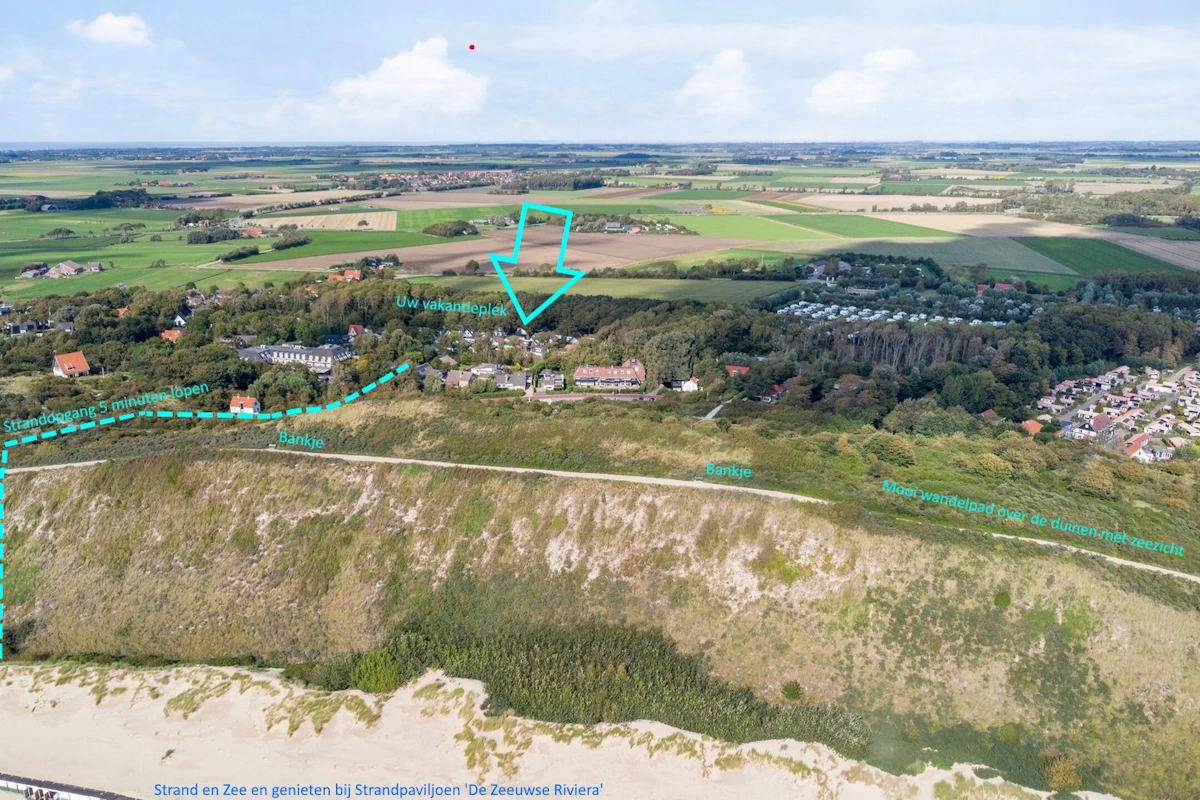Vakantiehuis in Zeeland bij het strand